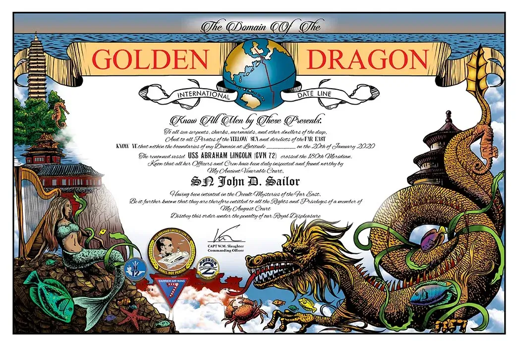 Domain of the Golden Dragon Certificate
